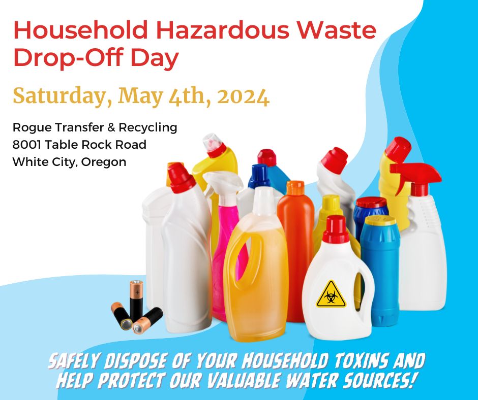 Household Hazardous Waste Disposal Event May 4th