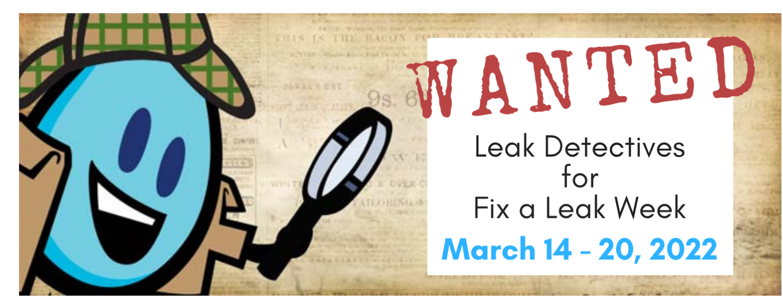 Fix a Leak Week, March 14-20