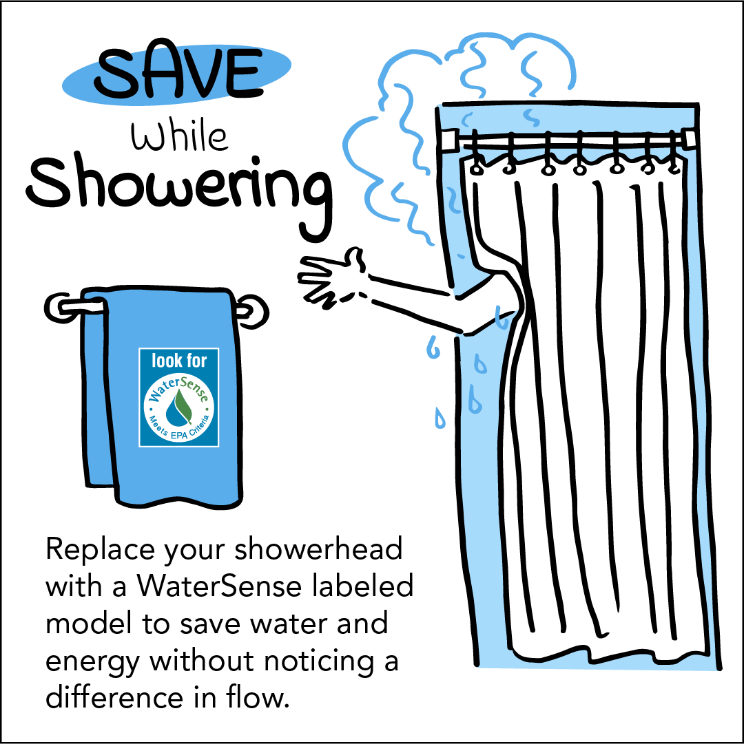 Save While Showering