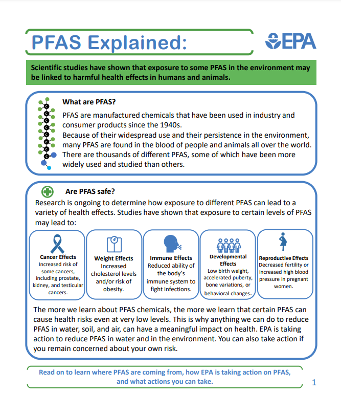 PFAS explained pdf What are PFAs and are they safe from the EPA