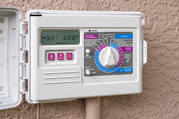 Automatic electric outdoor sprinkler timer